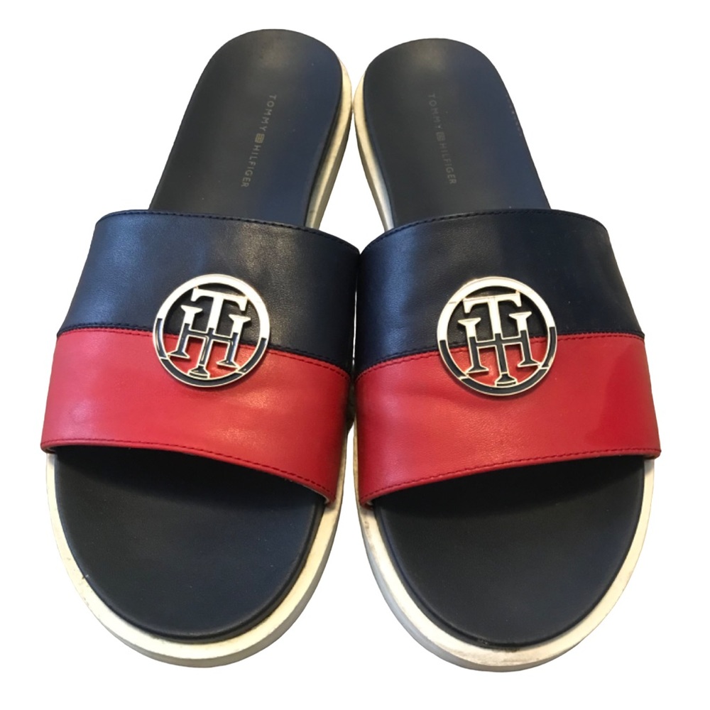 Tommy Hilfiger Souli slide sandals Y2K preppy